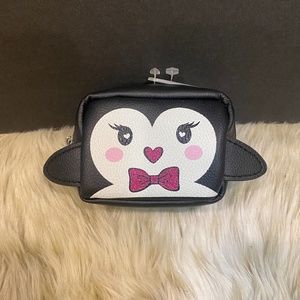 Betsey Johnson Penguin Pill Box and Case